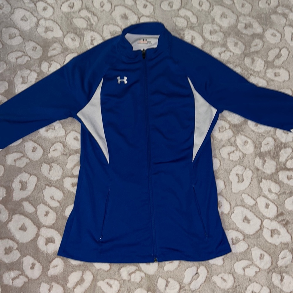 Blue Under Armour jacket •